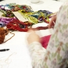 Embroidered Digital Commons, workshop i HV Galleri med Ele Carpenter, 14 september 2010